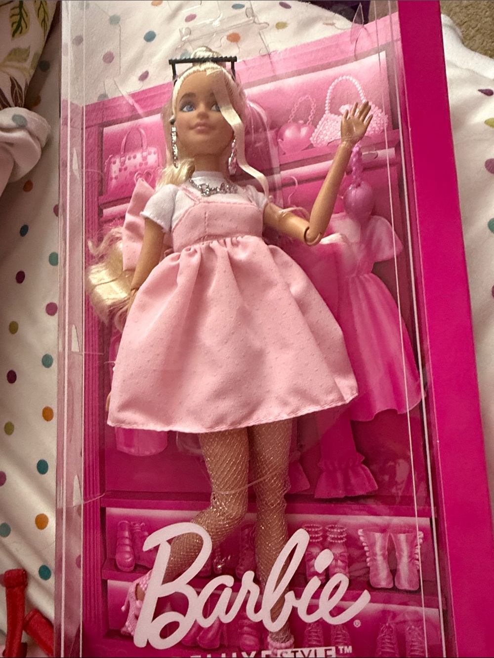 Barbie Pink and Gold Fashion Doll - Deluxe Style